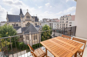 La Terrasse de l'Eglise, Paris Center & Eurostar 15 mn, Brand new duplex with terrasse, balcony, 2 bathrooms, parking,